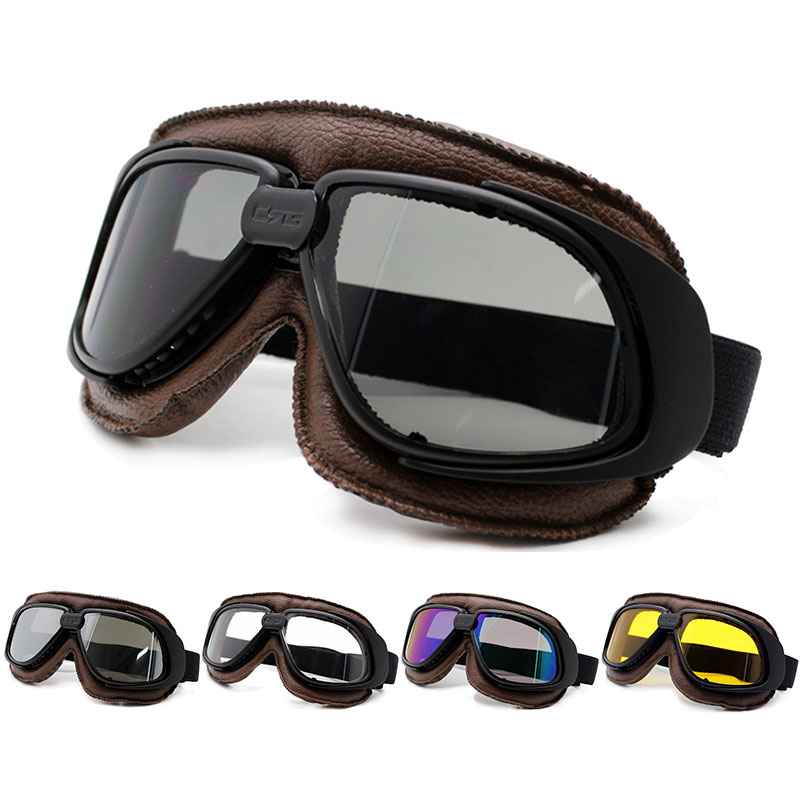 Vintage Cycling Gear - Roaopp Occhiali da Moto Classici Vintage