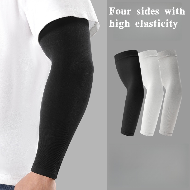 Cycling Gears - 2 Pezzi Manicotti in Seta Ghiacciata,