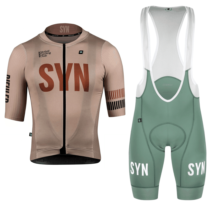 Cycling Gear Logo - SYN Brown abbigliamento da ciclismo maglia
