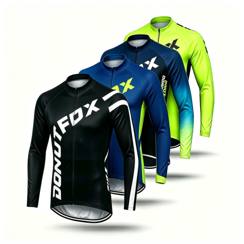 Cycling Gear Logo - Maglia a maniche lunghe da MTB