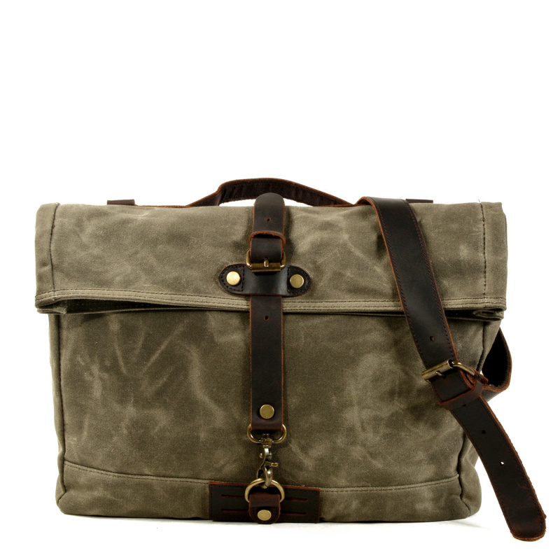 Cycling Gear Tote - Borsa a tracolla retrò casual da