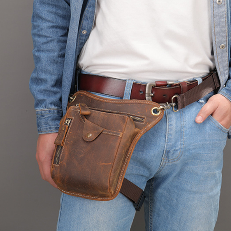 Vintage Cycling Gear - Marsupio vintage in pelle Pu Borsa